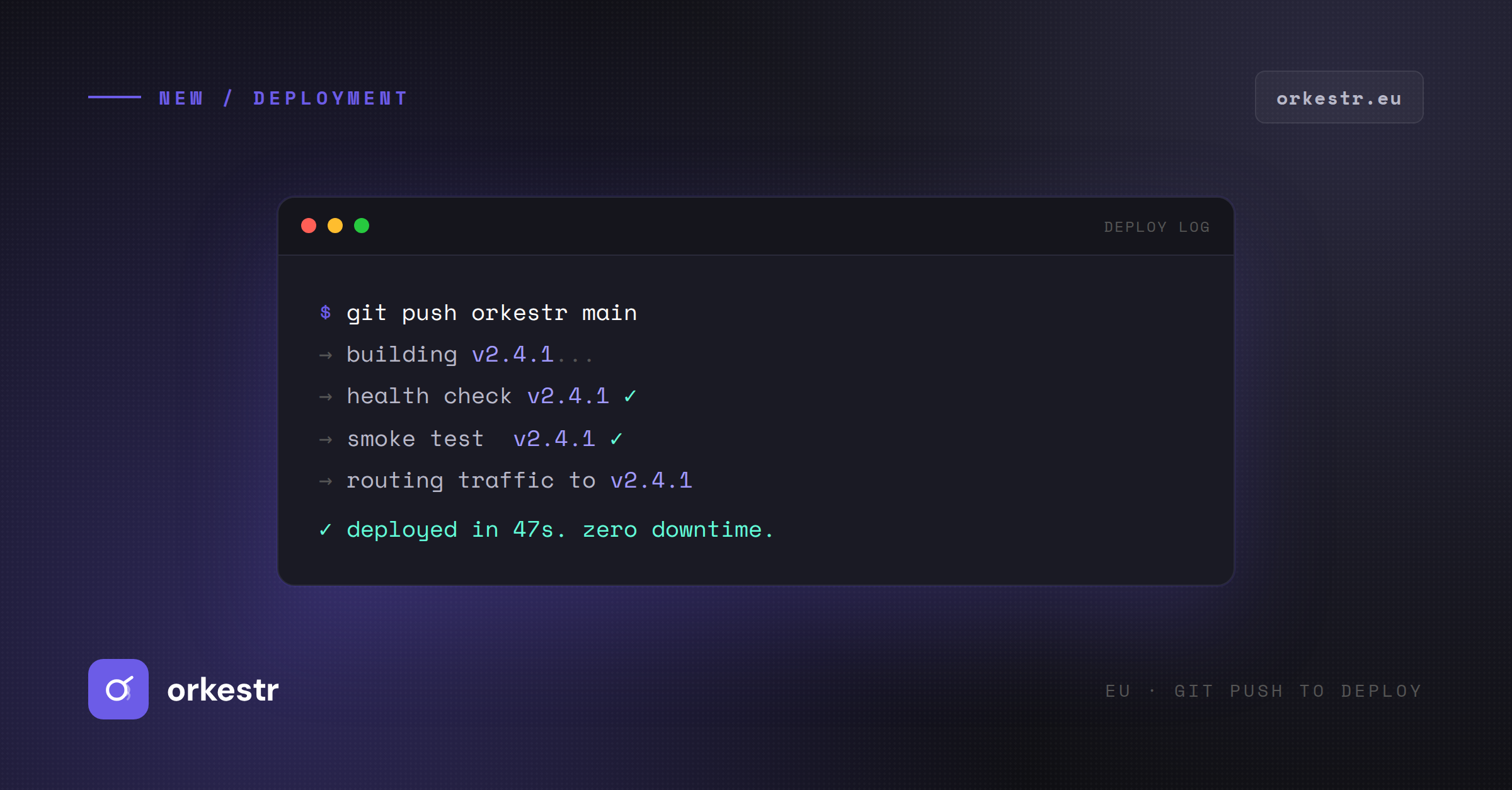 Zero downtime deployment is now the default on orkestr